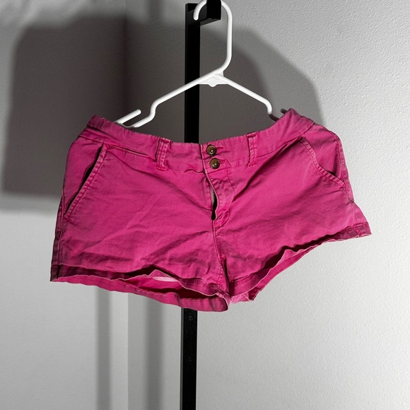 American Eagle Outfitters Pants - American eagle outfitters size 10 pink jean shorts